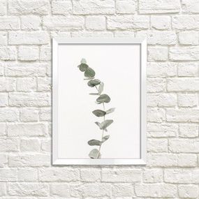 Постер в рамці Гілочка 15x21 см, A5 (WMT5_ART047_WH)