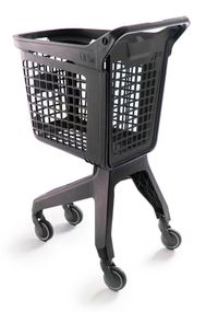 Купівельний візок Shopping Basket UP.80 чорний, 80л, Іспанія, Черный