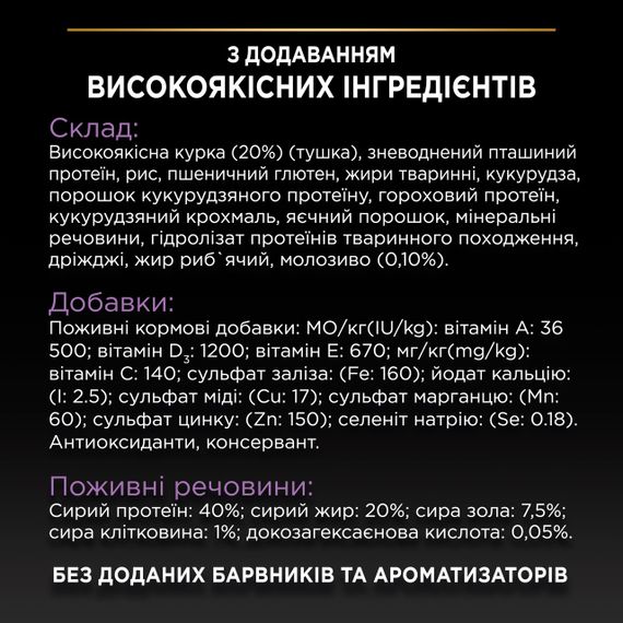 Сухий корм для кошенят з куркою Purina Pro Plan Kitten 10 кг | Зображення 6