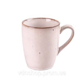 Чашка фарфоровая 400 мл, бежевый HP629