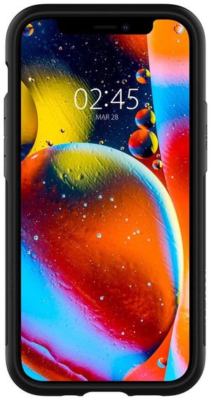 Чехол Spigen для Apple iPhone 12 mini Slim Armor, Black (ACS01545) | Зображення 1