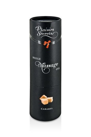 Масажна олія Plaisirs Secrets Caramel (59 мл) з афродизіаками, їстівна, подарункове паковання | Зображення 2