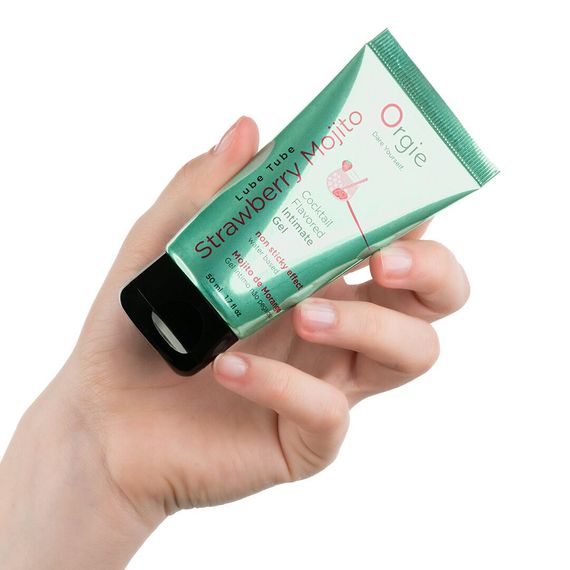Розпродаж!!! Лубрикант на водній основі Orgie Lube Tube Strawberry Mojito 50мл (термін 31.07.2026) | Зображення 3