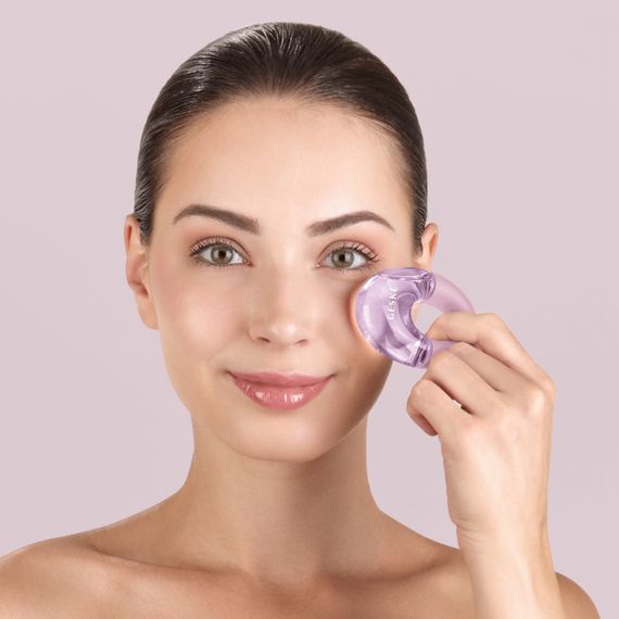 Масажер для очей GESKE Cool&Warm Eye Massager 7в1 starlight, Рожевий | Зображення 3