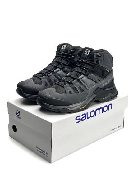 Мужские зимние кроссовки  Salomon Quest 4 GTX Grey Black  Fur , Вьетнам 46 29- 29.5 см | Зображення 4