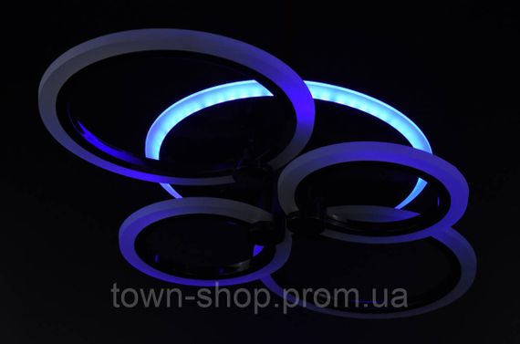 Люстра потолочная LED A2374/2+2-RGB-bk Черный 10х39х61 см. | Зображення 5