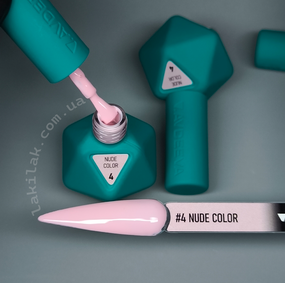 Гель-лак Victoria Avdeeva Nude Color №4 (приглушённый розовый) 12 мл HEMA & TPO FREE