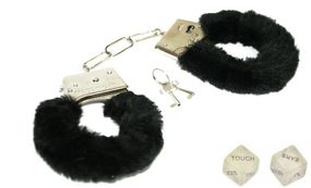 Наручники з кубиками Naughty Nights, Black