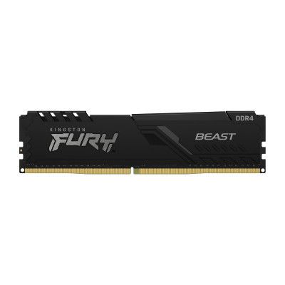 Модуль памяти для компьютера DDR4 8GB 2666 MHz Fury Beast Black Kingston Fury (ex.HyperX) (KF426C16BB/8) | Зображення 7