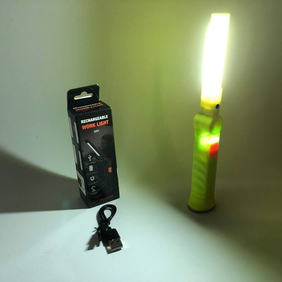 Ліхтар поворотний Worklight G51-LED-COB з магнітом та гаком, Кемпінговий складаний ліхтар | Зображення 6
