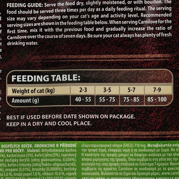Корм сухий Carnilove Cat Hairball Controll для дорослих котів для виведення шерсті з качкою та фазаном 2 кг | Зображення 4