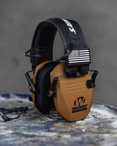 Активні навушники для стрільби Walker's Razor шумозаглушення NRR 23 дБ  койот