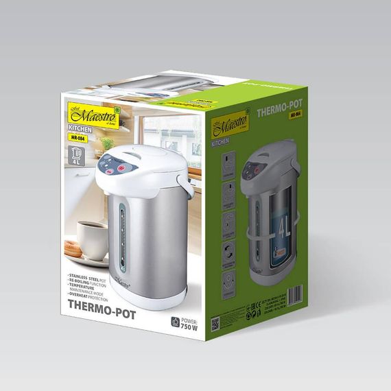 Термопот Maestro MR-084, 4 л, 750 Вт, з підтриманням температури | Зображення 6