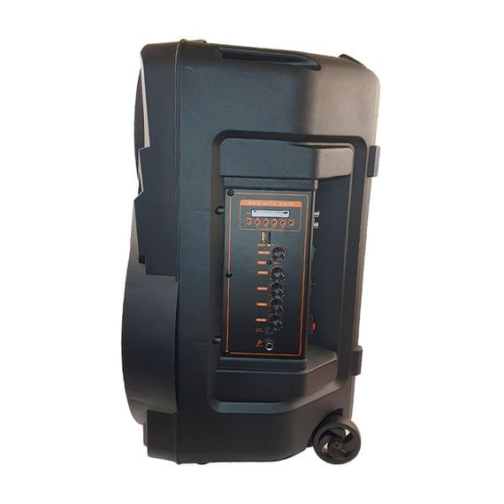 Портативная колонка XPRO GZ-P12 чемодан  30Вт, USB, SD, FM радио, Bluetooth, 1 микрофон, ДУ (MER-15681) | Зображення 3