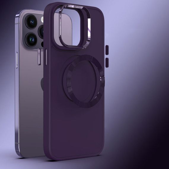TPU чохол Bonbon Metal Style with MagSafe для Apple iPhone 13 Pro (6.1") | Зображення 1