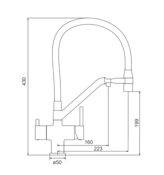 Змішувач для кухні Gappo з виходом для питної води G4398-89 | Зображення 8