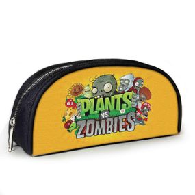 Пенал школьный с принтом Растения против зомби 23х10х8 см с принтом для мальчика (3865)
