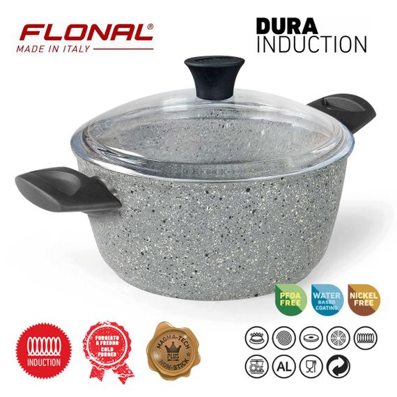 Каструля Flonal Dura Induction 2,4 л з кришкою (DUICV2030) | Зображення 1