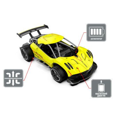 Радиоуправляемая игрушка Sulong Toys Speed racing drift – Aeolus (желтый, 1:16) (SL-284RHY) | Зображення 2
