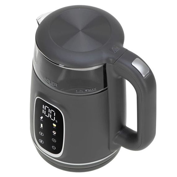 Електрочайник Adler AD 1305 grey silver 1.7 л сірий | Зображення 3