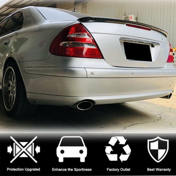 Спойлер (Карбон) для Mercedes E-сlass W211 2002-2009 гг | Зображення 1