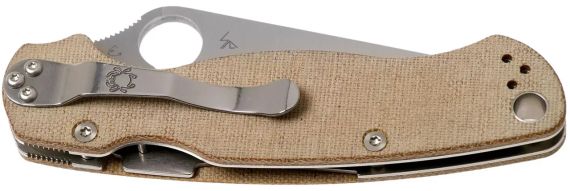 Ніж Spyderco Para Military 2 Brown Micarta CPM Cru-Wear | Зображення 2