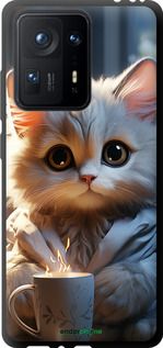 Чохол на Xiaomi Mix 4 Білий кіт "5646b-2475-2448"