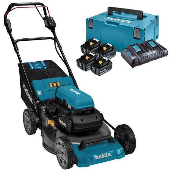 Газонокосарка акумуляторна самохідна Makita LM001C BEO1 (53 см, 20-100 мм, 70 л, BL, PDC, комплект)