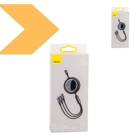 Кабель USB Baseus M-L-C 1.2m 66W (33707-01_305) | Зображення 1