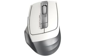 Миша бездротова A4Tech Fstyler FG35,  USB, колір сріблястий + білий