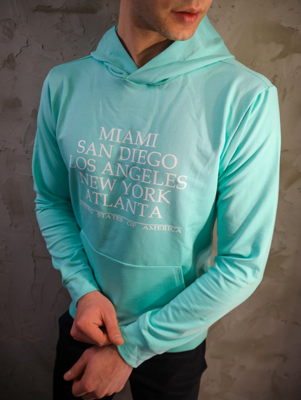 Худи Америка бирюза S M | Зображення 2