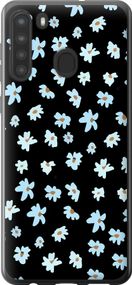 Чехол на Samsung Galaxy A21 Цветочный "4900u-1841-17620"