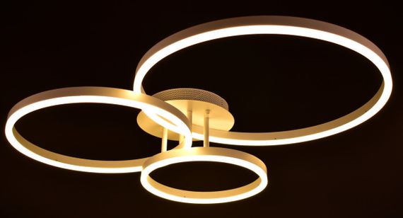 Люстра світлодіодна стельова LED світильник для квартири на стелю лед з пультом 25832 Білий 14х70х80 см. | Зображення 2