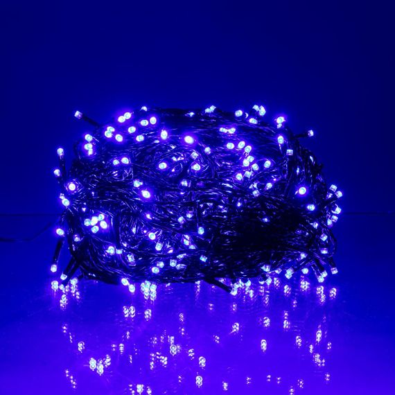 Гірлянда Різдвяна фея вулична 50 (м) 500 LED чорний провід Синій CF500L50MBBL | Зображення 2