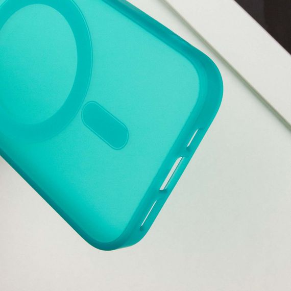 Чехол TPU+PC Lily with MagSafe для Apple iPhone 12 Pro Max (6.7") Green | Зображення 7