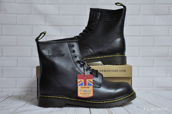 Женские Ботинки Dr.Martens 1460 (Black) Размер 35 36 37 38 39 40 41 | Зображення 7