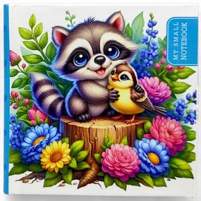 Блокнот з чистими аркушами, 10 см (48 арк)