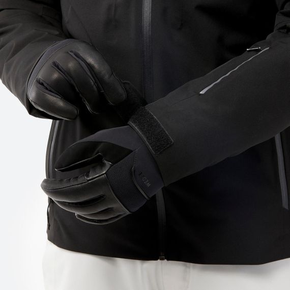 Куртка чоловіча 500 для лижного спорту чорна - 3XL. | Зображення 5