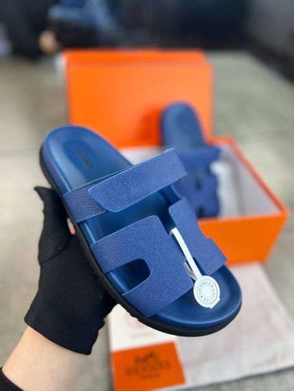 Сланці Hermes Chepre Blue чоловічі сині ob414 | Зображення 3