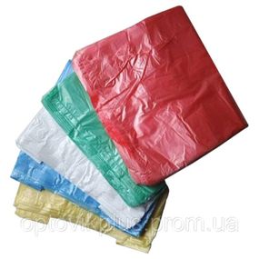 Пакет "Майка" 500 шт мікс (5 кольорів) 25см*45см