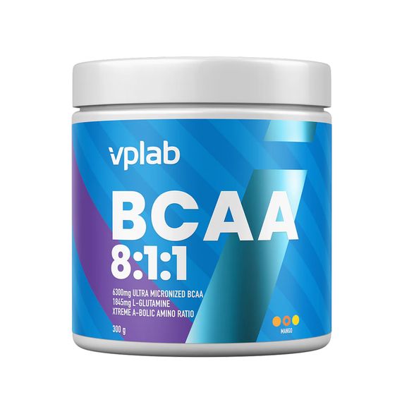 Амінокислота VPLab BCAA 8:1:1 - 300g (Mango)