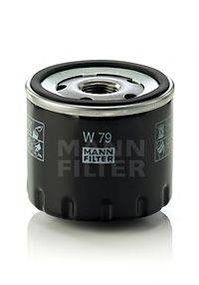 Фільтр масляний двигуна RENAULT DUSTER, LOGAN, SCENIC I, II, III 1.5 DCI 10- (вир-во MANN) MANN-FILTER W79 на RENAULT MEGANE III купе (DZ0/1_)