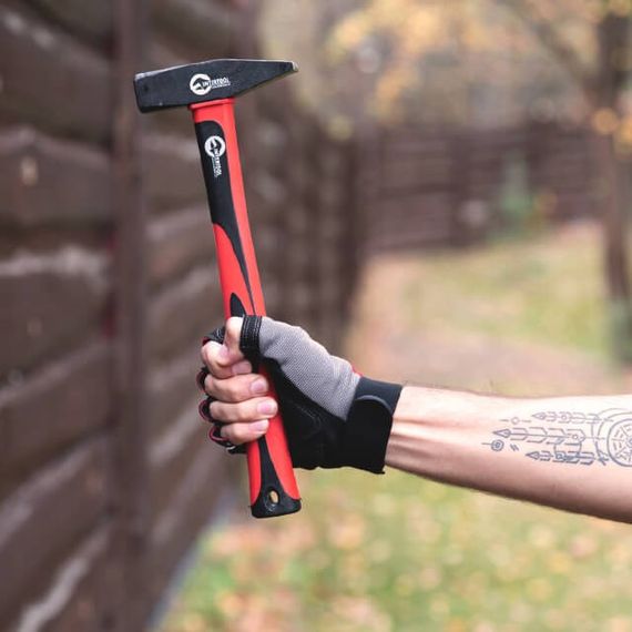 Молоток 500 г, ручка з фібергласу INTERTOOL HT-0205 | Зображення 2