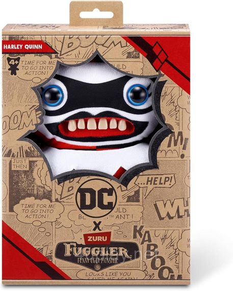 М'яка плюшева іграшка Фуглер Гарлі Квінн 23 см Fuggler Funny Ugly Monster Plush Harley Quinn by Zuru | Зображення 1