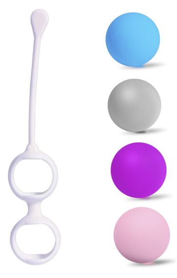 Набір вагінальних кульок Kegel Ball Set мікс кольорів Sex Aura | Зображення 5