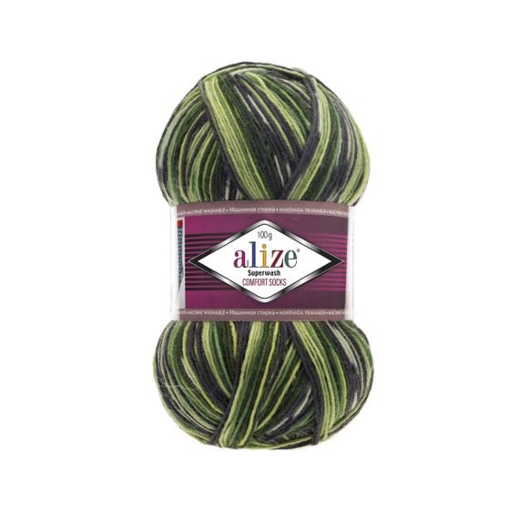 Пряжа Alize SUPERWASH COMFORT 2696 ализе супервош 75% шерсть 25% полиамид