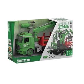 Іграшка спецтехніка. Лісовоз зі звуковими та світловими ефектами Зелена