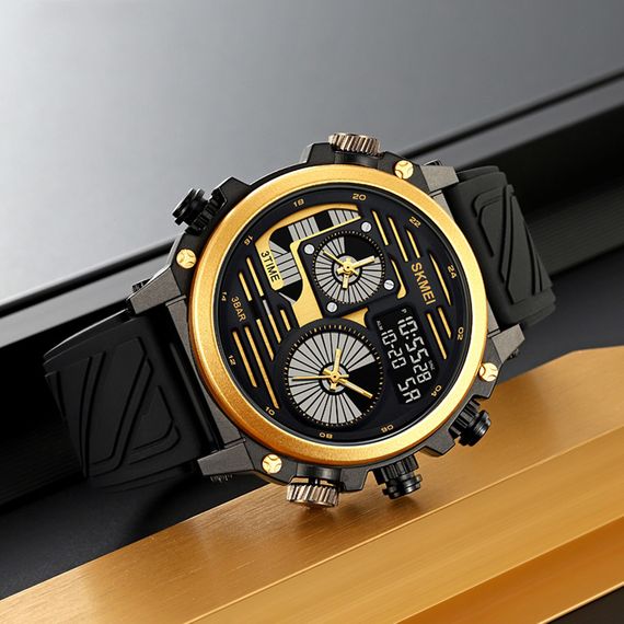 Skmei 2202PBKGD Black-Gold | Зображення 3