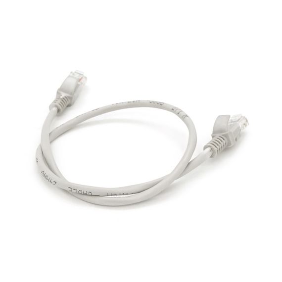 Патч-корд литой RITAR,CCA,UTP,RJ45,Cat.5e,0.3m,серый Q710 | Зображення 1
