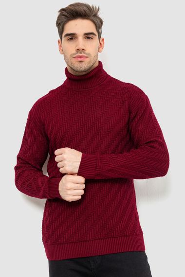 Гольф чоловічий, колір бордовий, 161R696